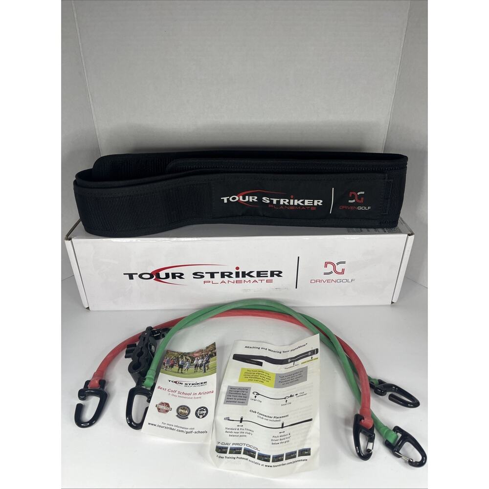 Tour Striker PlaneMate Golf Practice Swing Trainer Version 1 Complete With Box